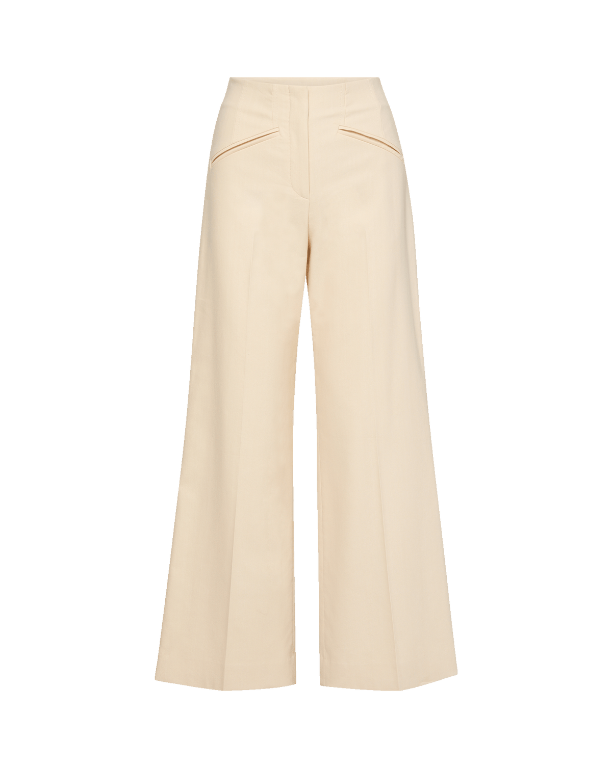 Veronica Beard | Cassidee Wide-Leg Pant in Ecru Ecru