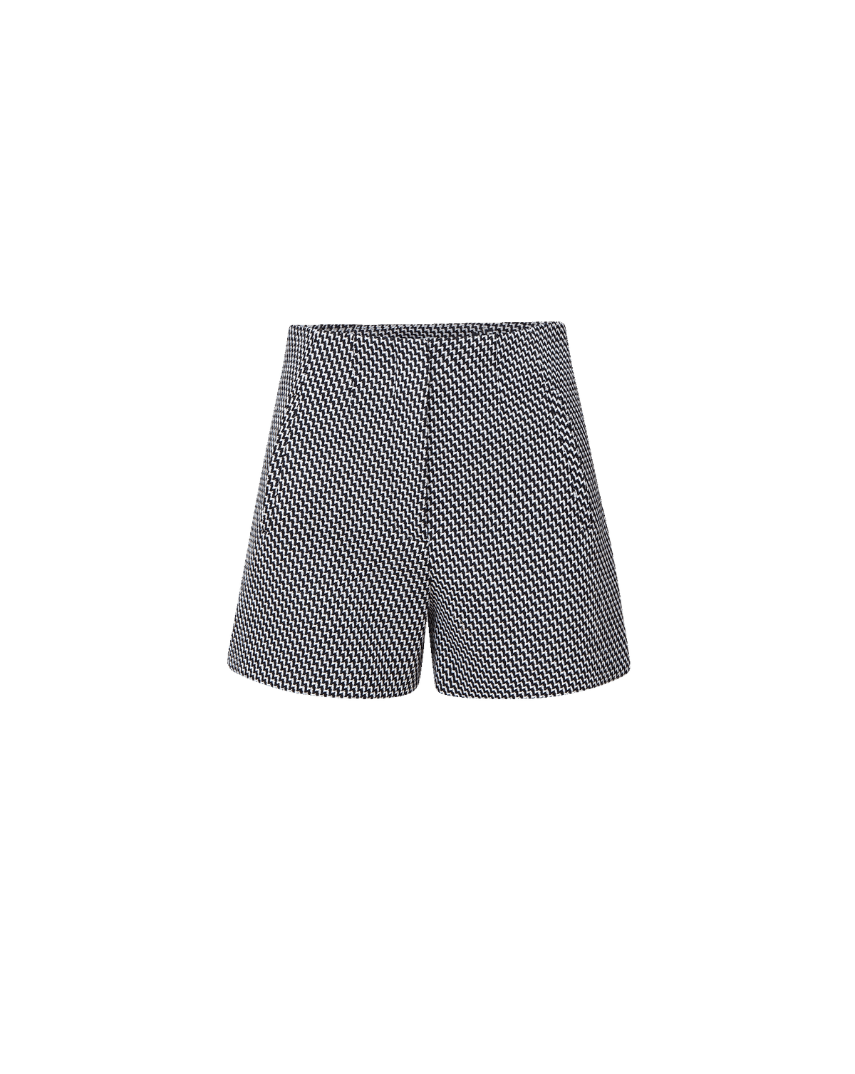 Veronica Beard | Jazmin Tweed Short in Navy/Dove White Navy/Dove White