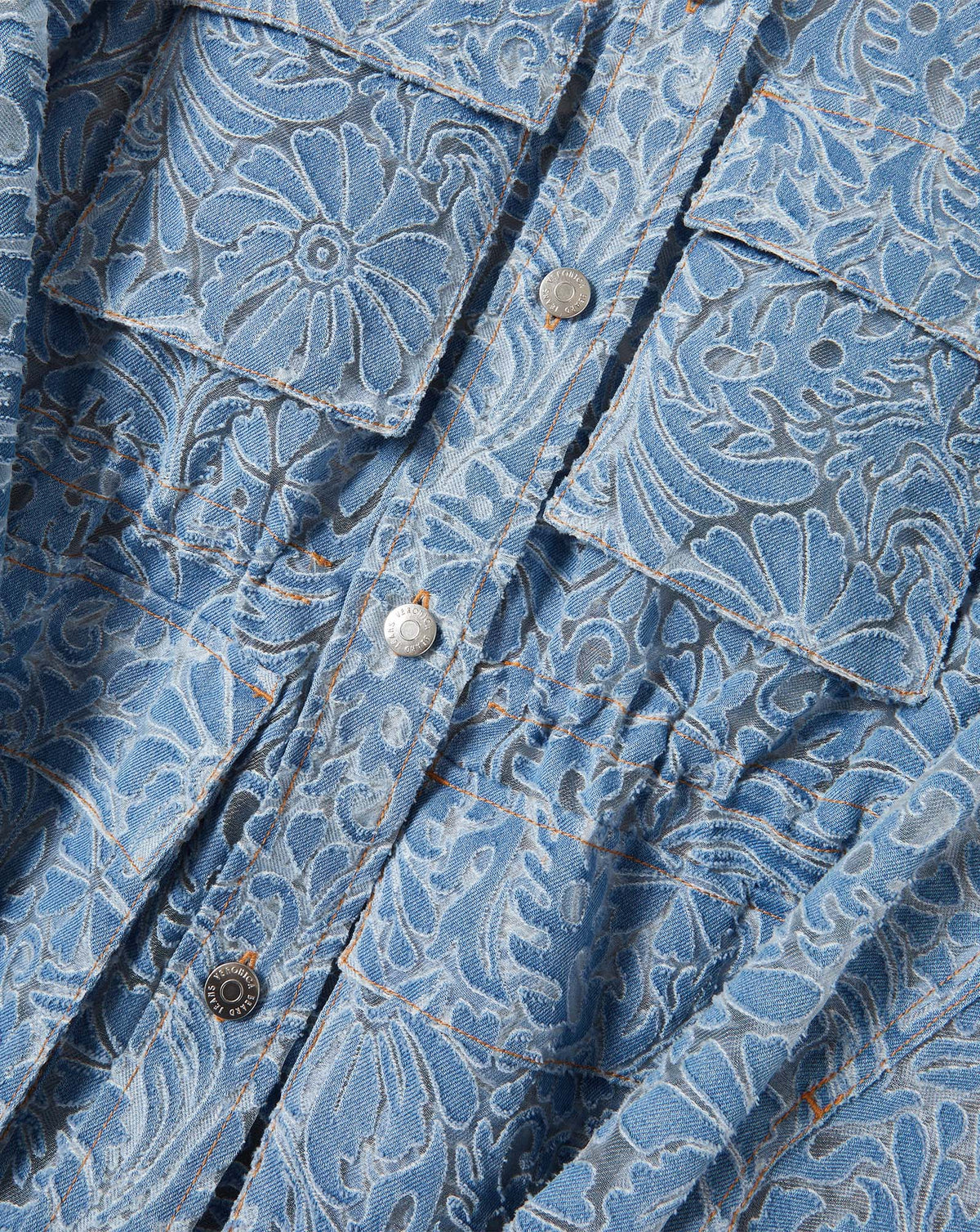 Veronica Beard | Lane Burnout Denim Jacket in Lakeshore Lakeshore