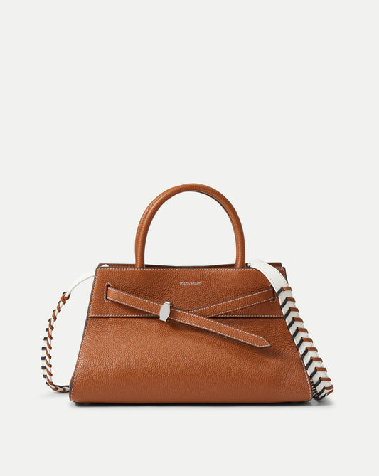 Veronica Beard | Veronica Beard Dash Bag in Tan Leather Hazelwood Hazelwood