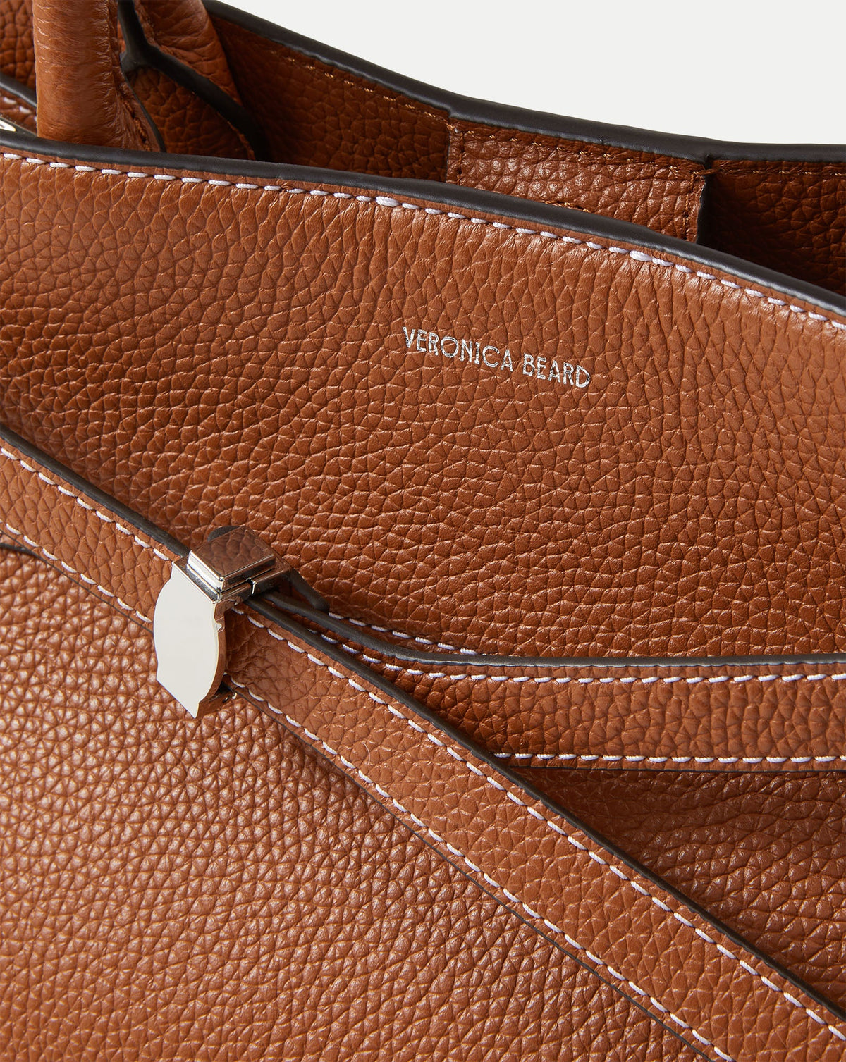 Veronica Beard | Veronica Beard Dash Bag in Tan Leather Hazelwood Hazelwood